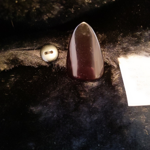 Dennis Basso black plush faux fur coat with hood size Small - Picture 15 of 15